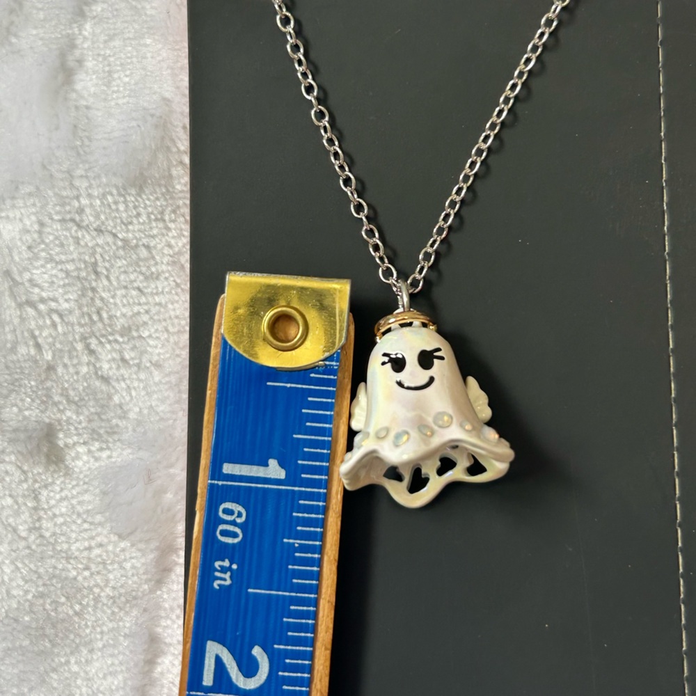 Betsey Johnson Best Friends Ghost Necklace Set NWT - Picture 6 of 8